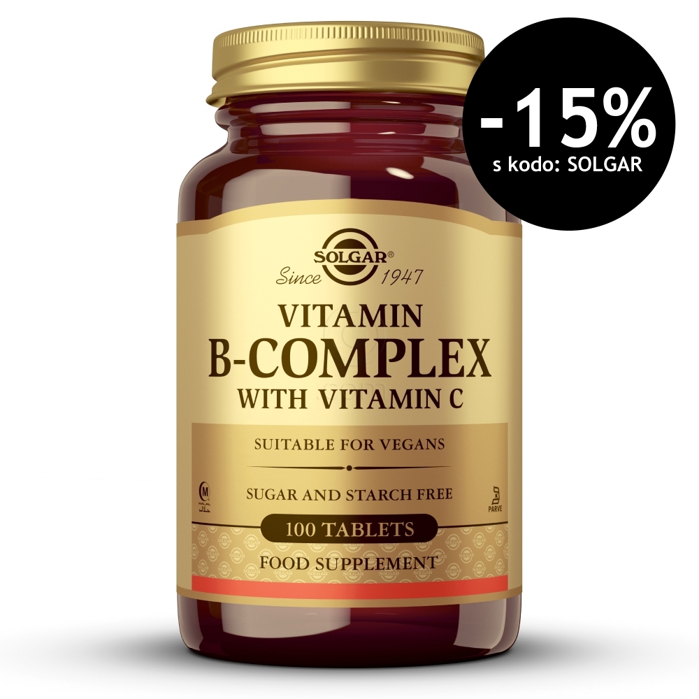 Vitamin B kompleks, Solgar (100 tablet)
